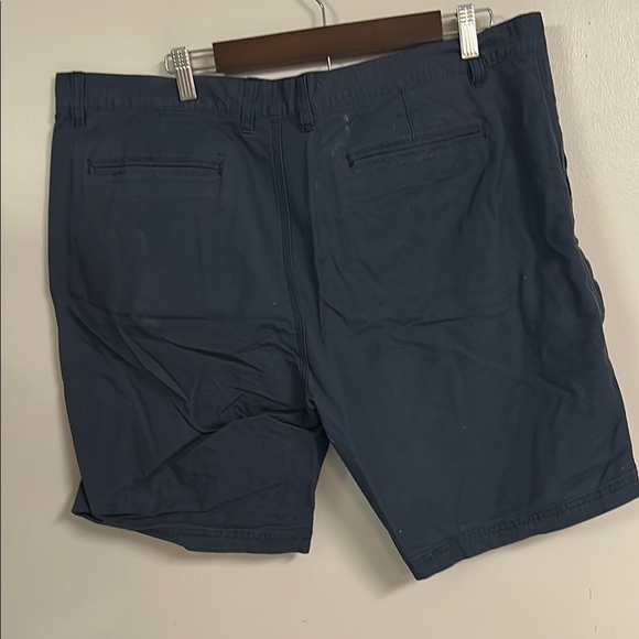 Weatherproof Blue Flat Front Shorts - Picture 3 of 3